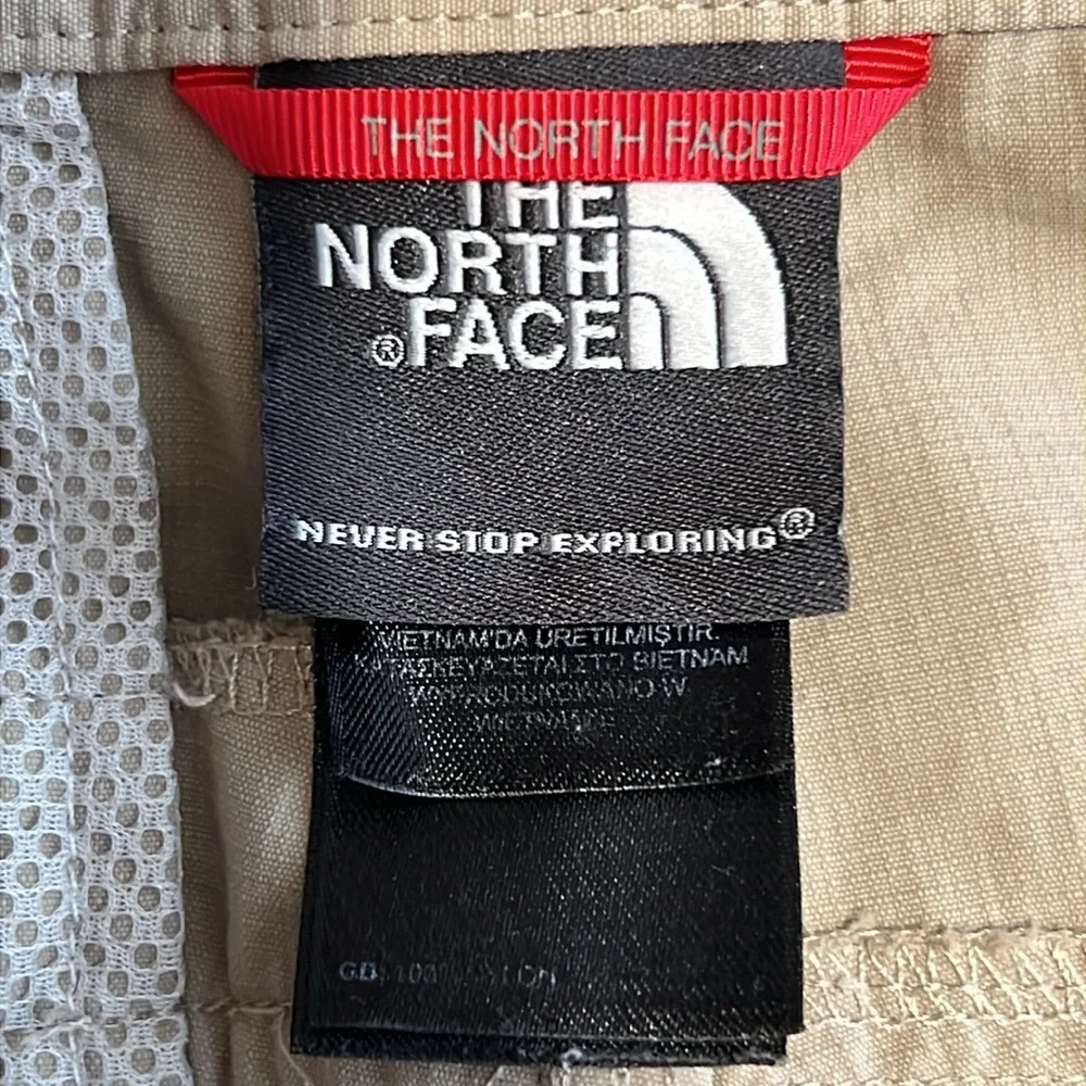 The North Face Men’s‎ Horizon Nylon Cargo Utility Hiking Shorts Beige Size 34